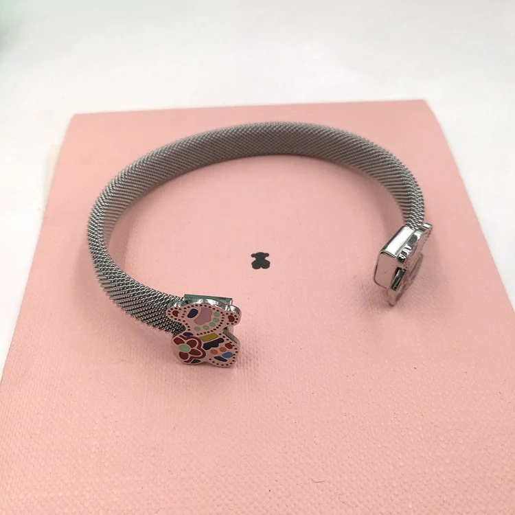 

luxury Dainty Pulsera Unisex Mesh Stainless Steel Jewelry Bracelet pulseras, Picture