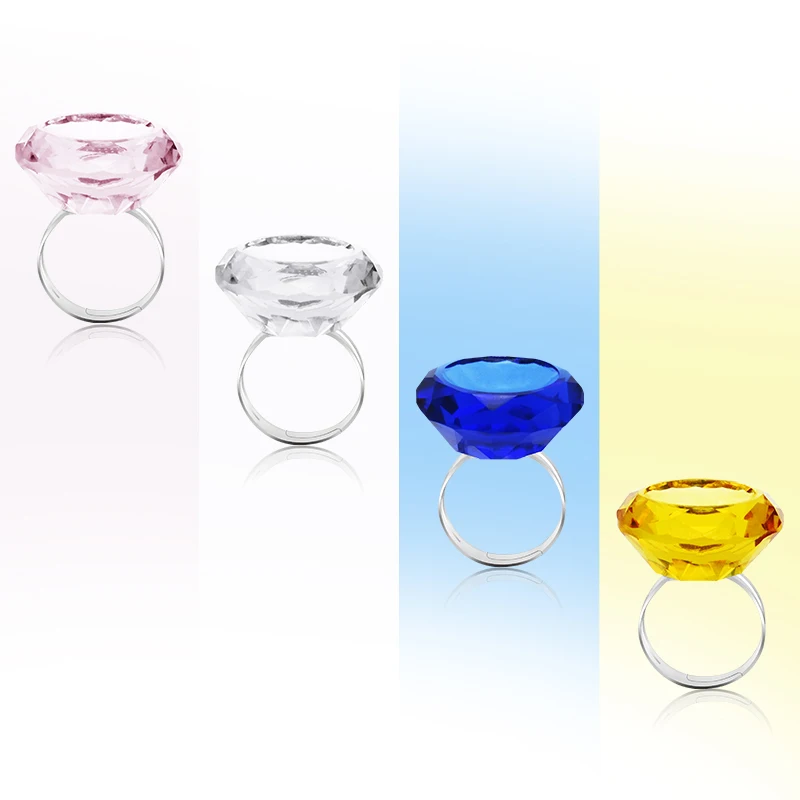 

Quewel Crystal Adjustable Glue Ring Eyelash Extension Glue Pallet Finger Rings Holder Professional Fake Lashes Adhesive Pallet, Pink/white/blue/yellow