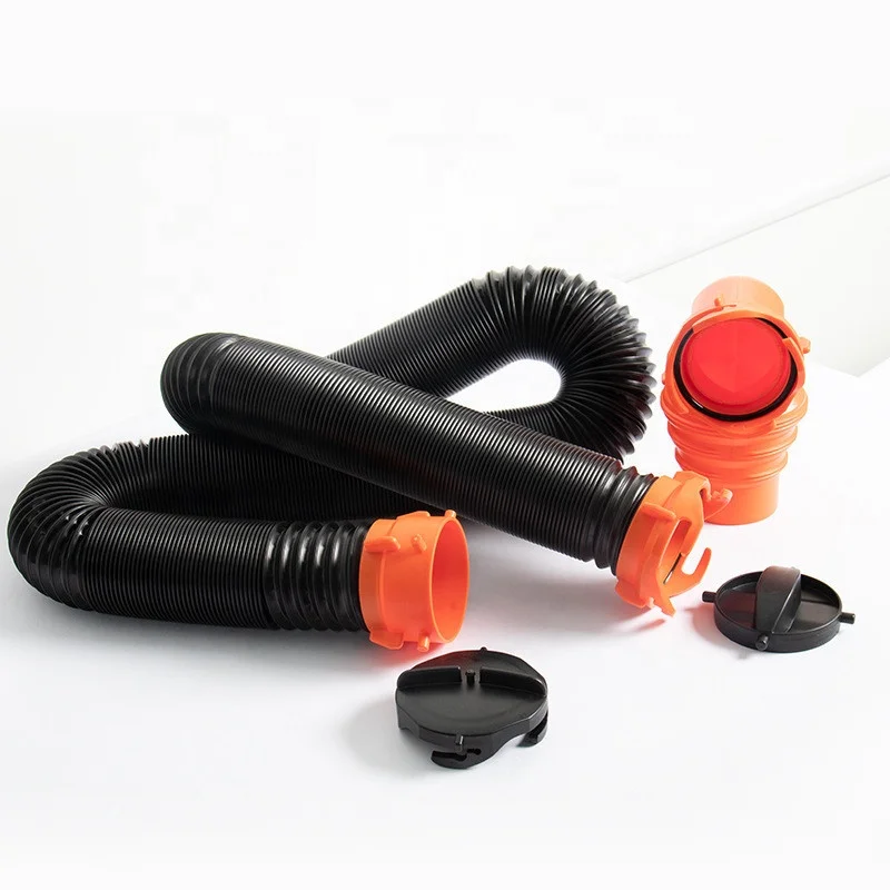 

Extension RV Sewer Hose Kit with Swivel Fitting, Black