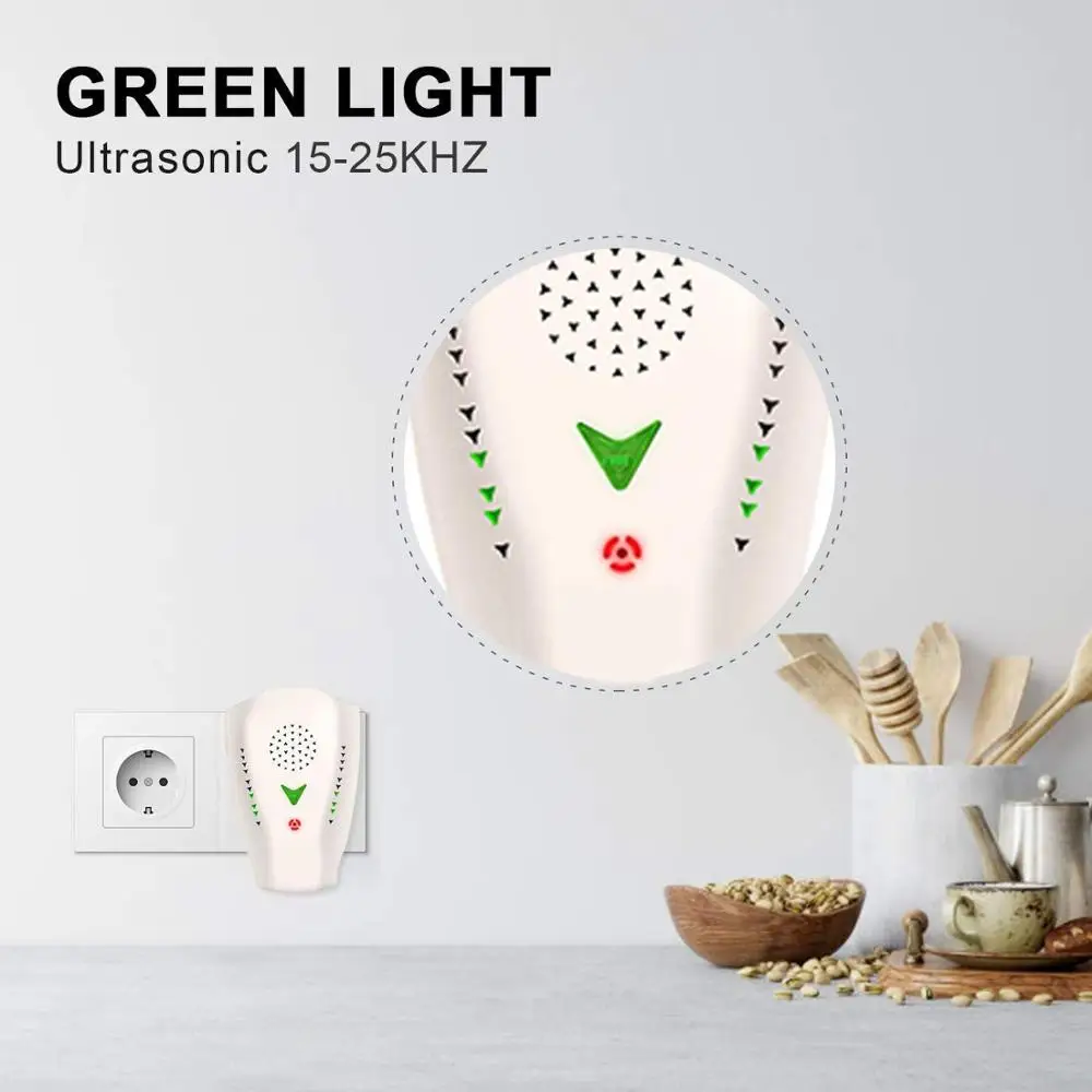 

Factory wholesale ultrasonic insect repellent household, White + blue