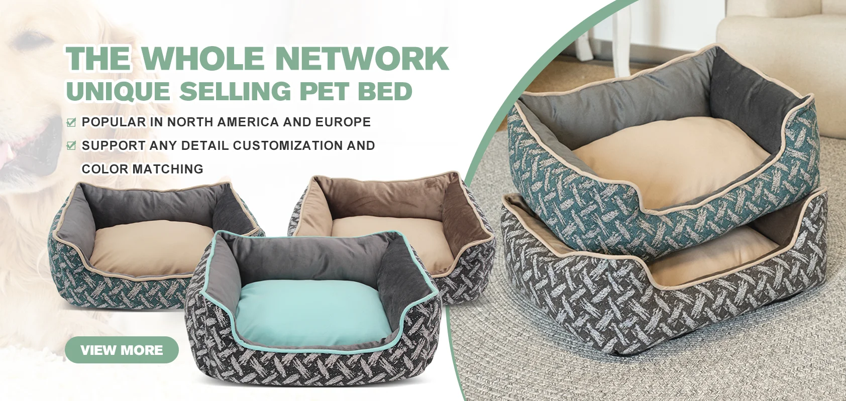 High Quality Factory Price Dog Bed and Cat Chenille Square Dog Bed Soft  Plush Pet Bed for Cats - China Pet Beds and Dog Beds price