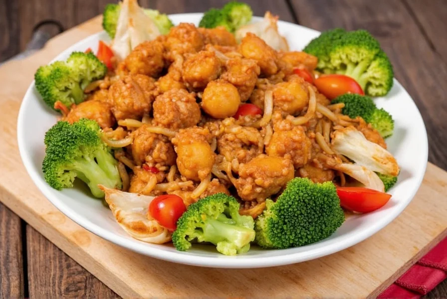 Fresh Asian bowl with vegetables and tofu