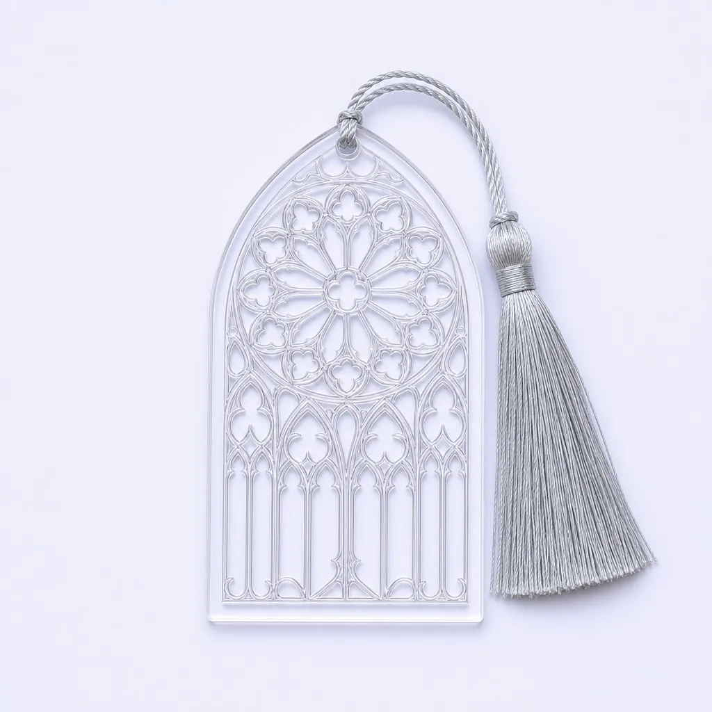 Gothic Cathedral Rose Window Silhouette