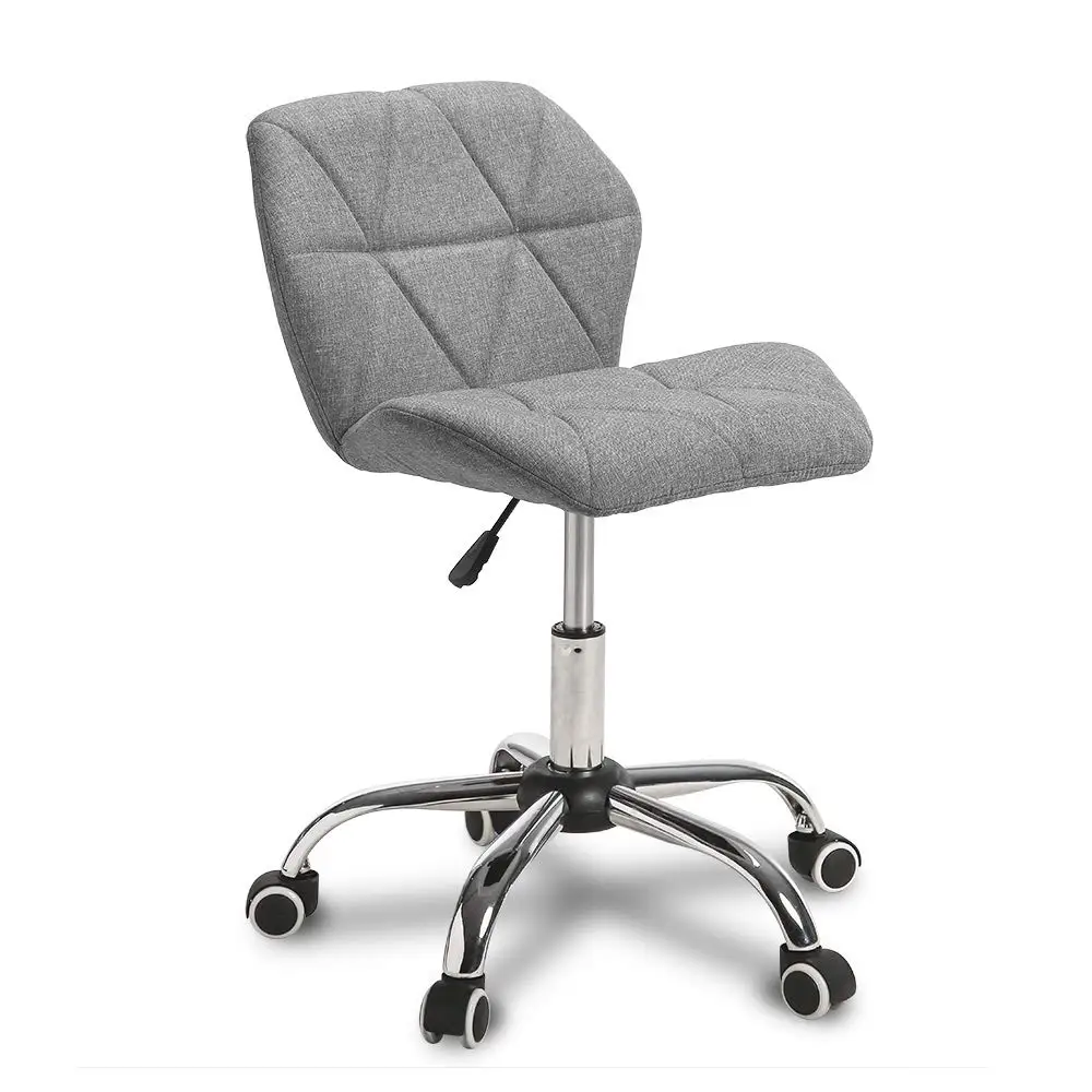 

Apelila Swivel Adjustable Height Fabric PU Leather Desk Chair Home Office Furniture Computer Desk Seat Office Chair For UK, Optional