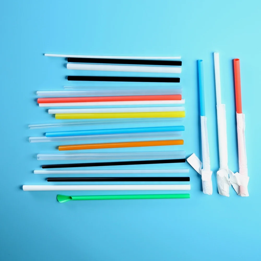 

PLA Composable Biodegradable Friendly Natural Drinking Straw For Juice Customizable in various Colors