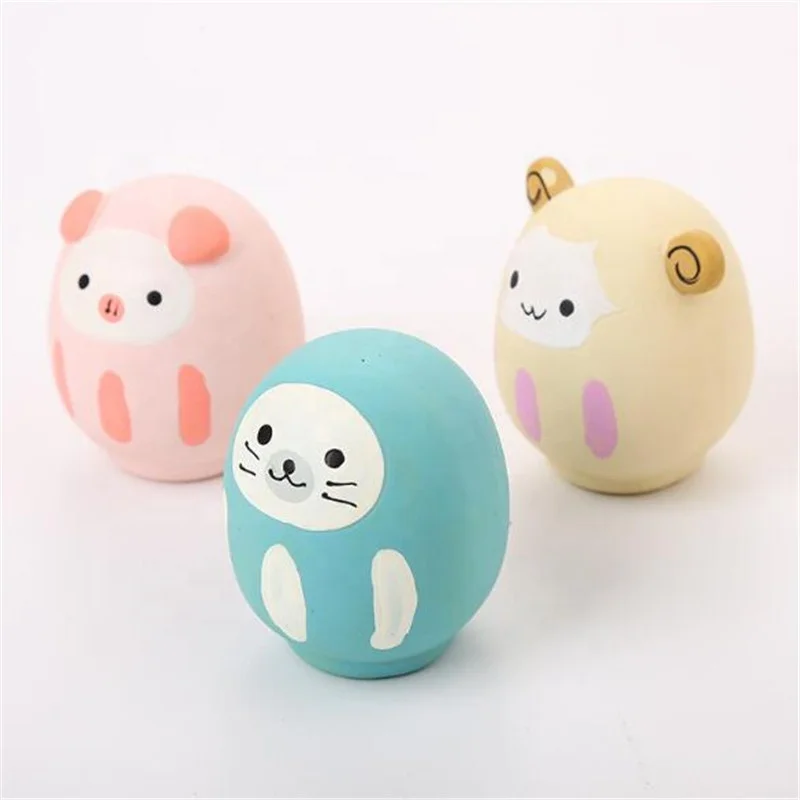 

Cute Cartoon Squeak Intellectual Pet Toys, Blue/pink/white