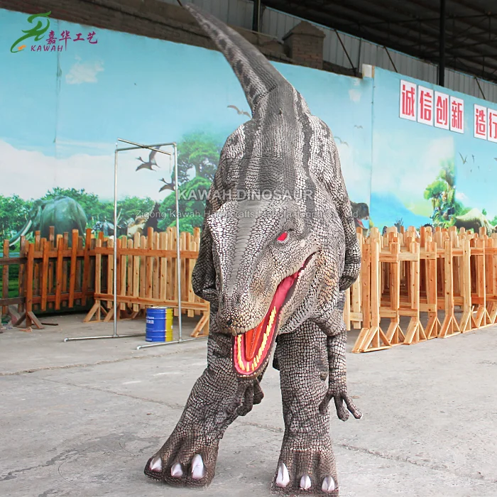 

Amusement Park Equipments Man Control Hidden Legs Animatronic Dinosaur Costume on Sale