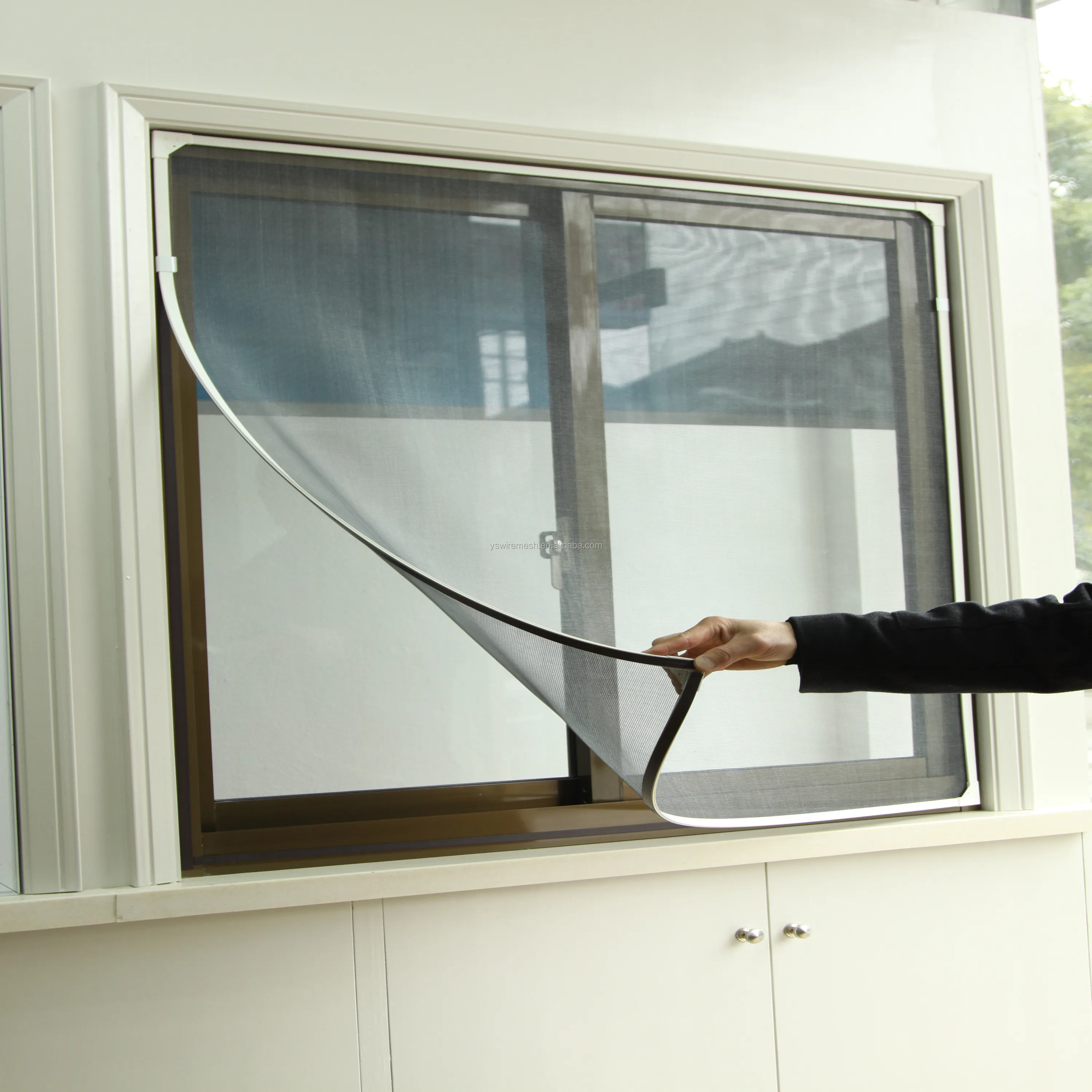 Removable Diy Window Fly Screen Kit With Pvc Frame Buy