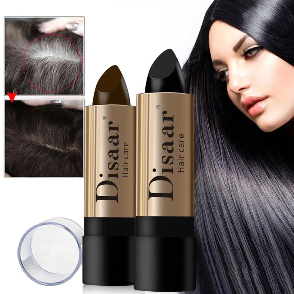 

Hair Color Pen Brand Black Brown Temporary Dye Cream Mild Fast One-off Hair Color Pen Cover White Hair DIY Makeup Stick