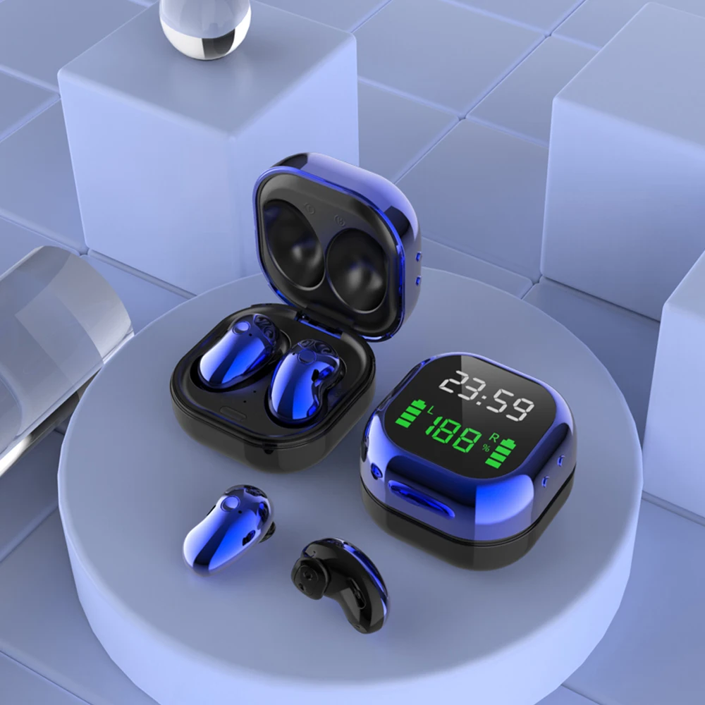 

S6 Plus TWS 5.1 Wireless Earbud LED Color Screen Power Display Stereo Mini Button Earphone