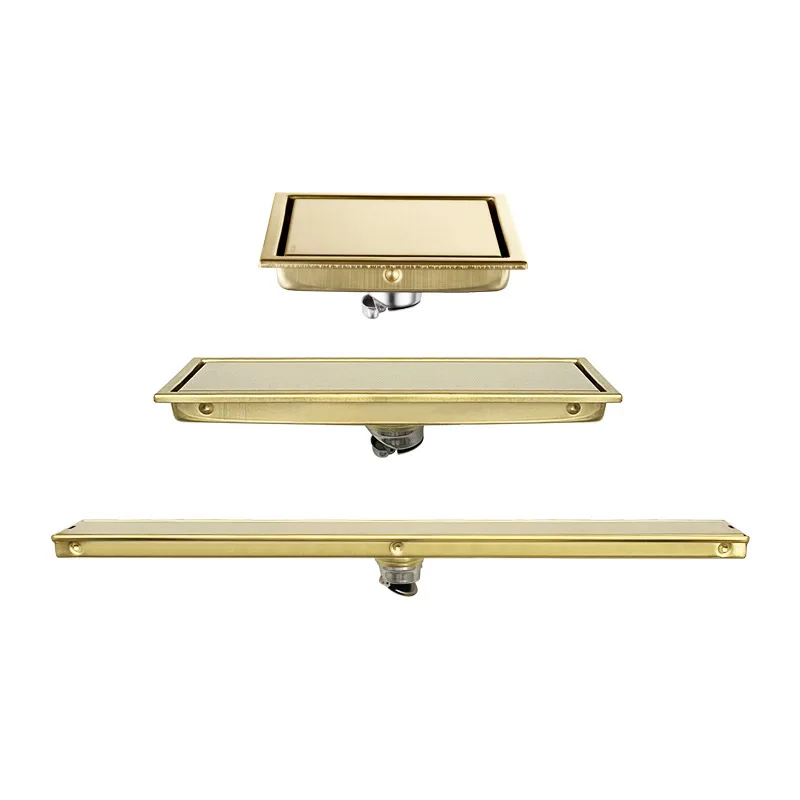 

Bathroom Usage Shower Floor Drain Rectangle Prefabricated Vertical Rain Water Drains