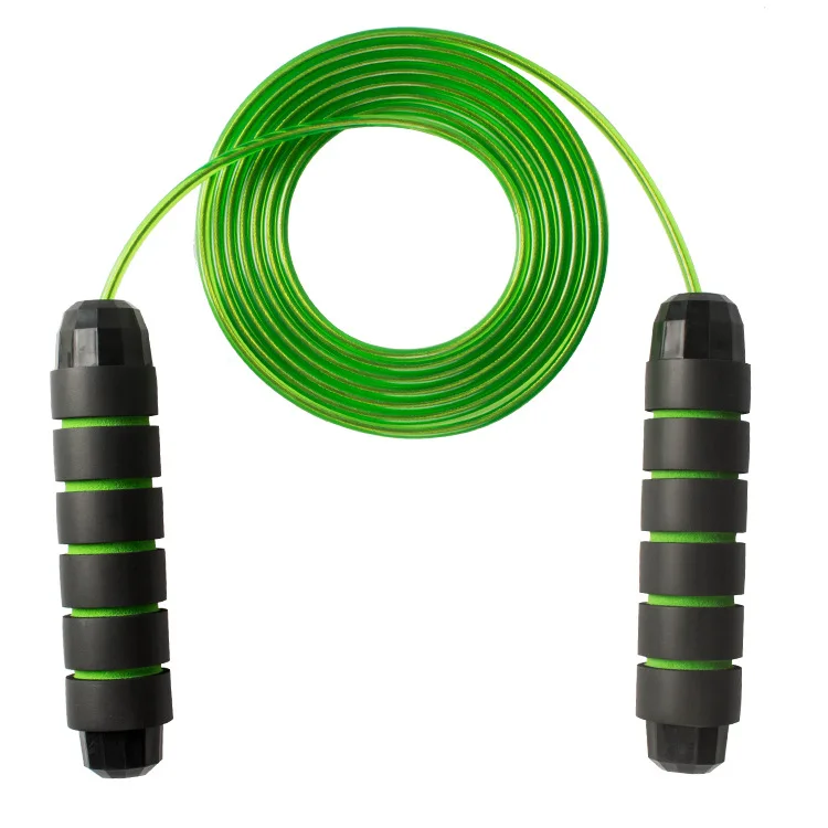 

Amazon hot sale cable skip rope wholesale high speed bearing jump rope, Blue, black, green, red. others customizable