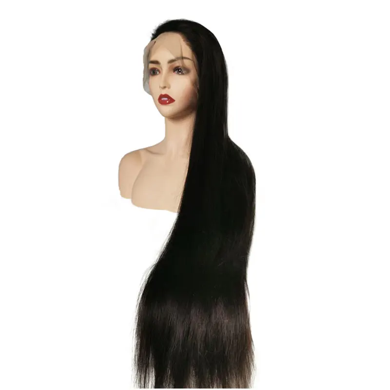 

Wholesale 130% 150% 180% Density Transparent Lace Virgin Brazilian Human Hair Lace Front Wig