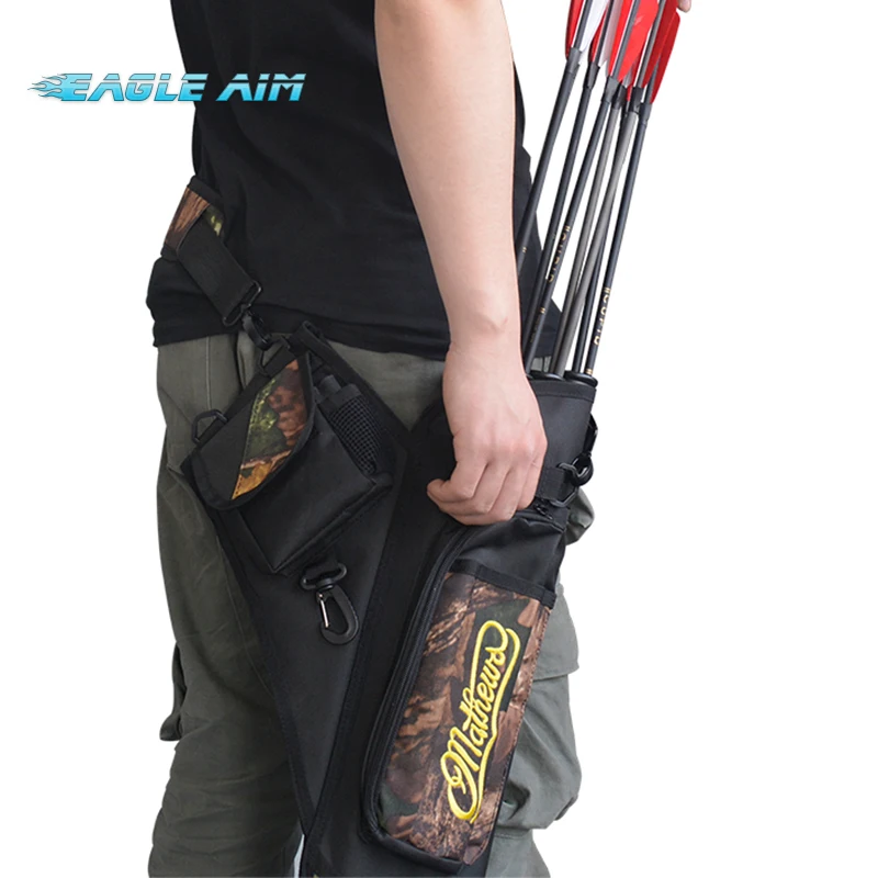 

Adjustable 4 Tubes Arrow Quiver For Hunting Archery Bag Holder Strap Accessories