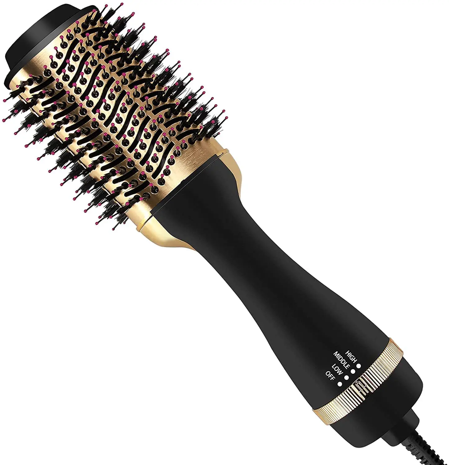 

Professional Hot Cold Hair Brush Dryer Comb Hot Air Brush Styler One Step Hair Dryer And Volumizer