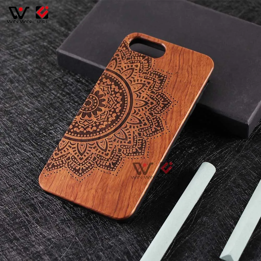 

2021 Hot Sale Original Real Rosewood Wood Phone Case For iPhone 6 7 8 Plus X, Customized