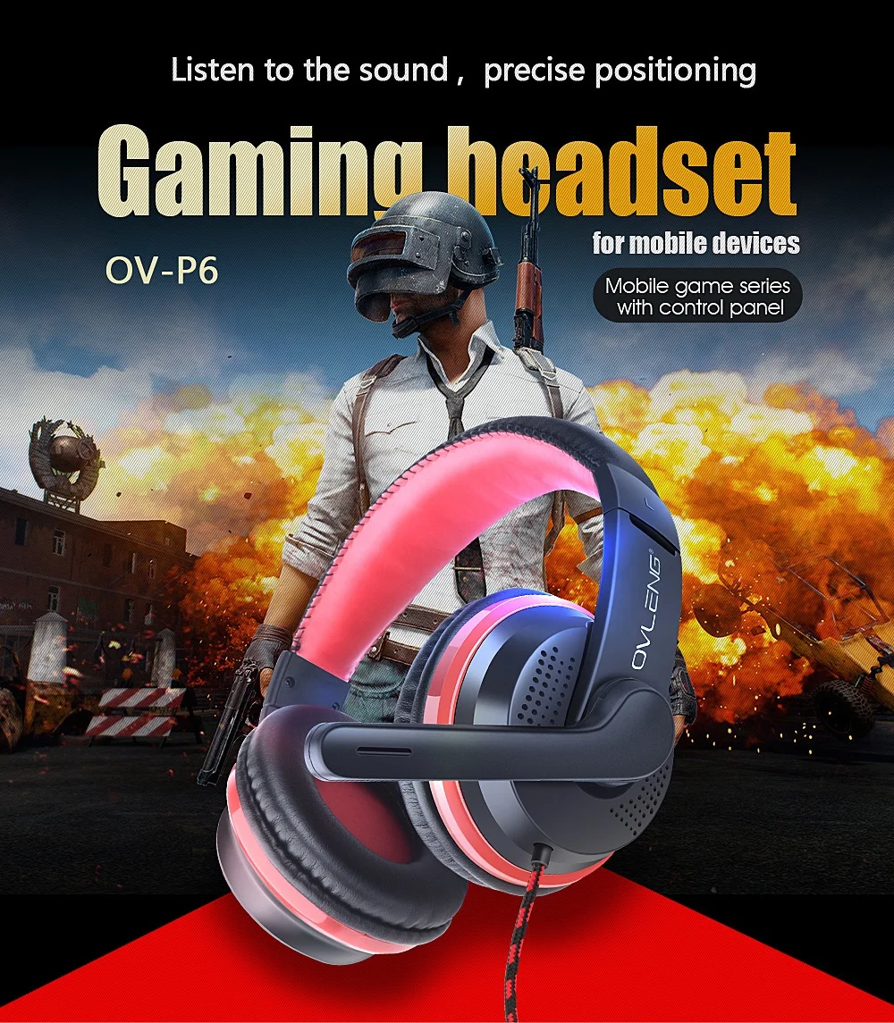 

For PS4 High quality Gamer Headphone With Microphone 3.5mm Jack Noise Cancel Gaming Headset Stereo Bass casco For Phone Tablet