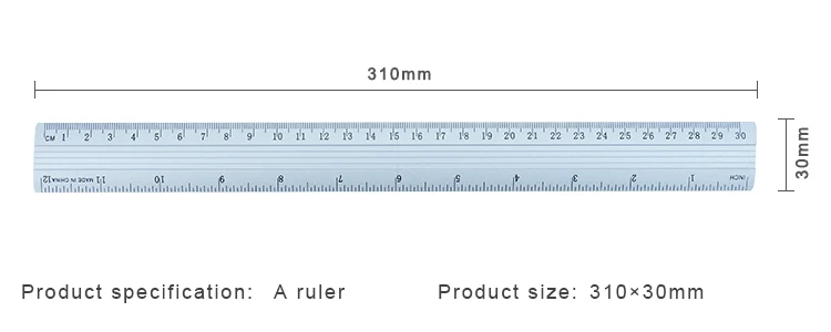 custom plastic scale ruler 30cm ruler actual size transparent clear for school student teaching ruler buy plastic scale ruler ruler transparent ruler product on alibaba com