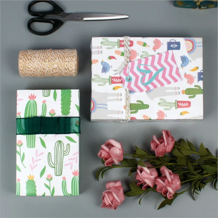 
Accept Custom New boutique different styles christmas gifts wrapping paper rolls 