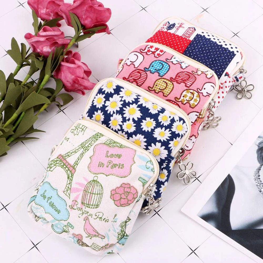 

Women Sanitary Bag Napkin Towel Tampons Storage Sanitary Pad Credit Card Coin Purse Jewelry Organizer Holder Bag Pouch