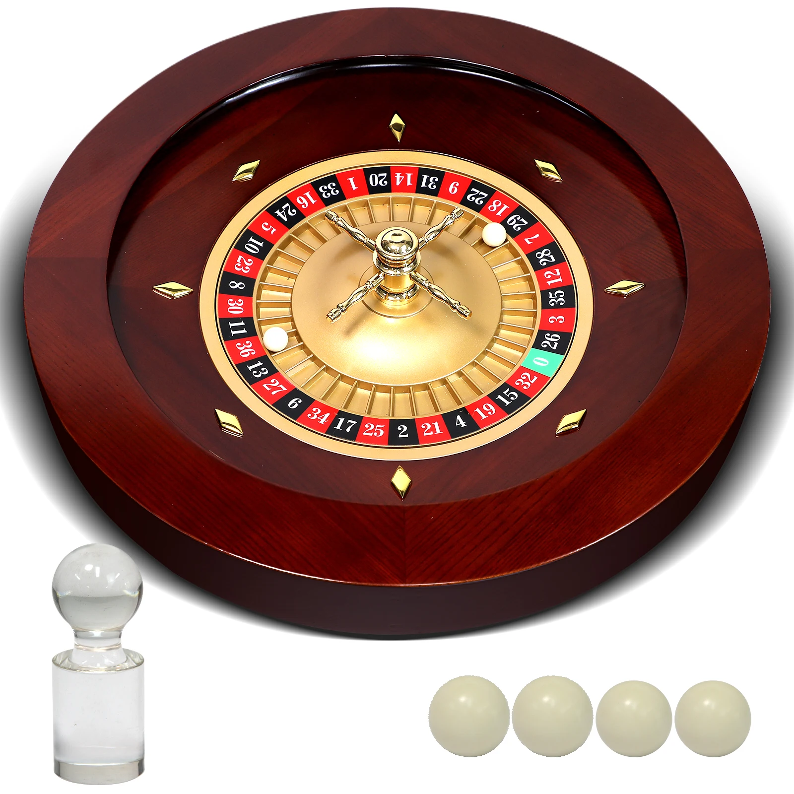 High Quality  Casino Wood Roulette Wheels 20 Inch  Roulette Wheel