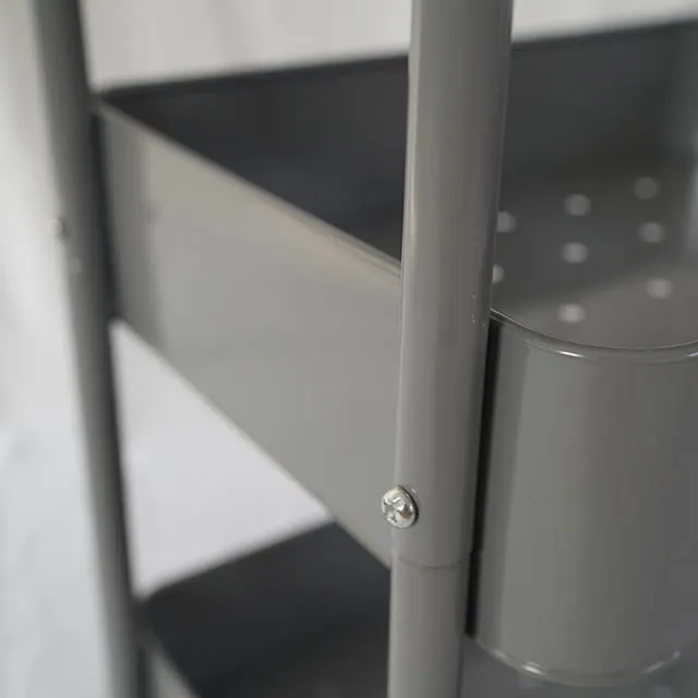 
Display Stand Metal Beauty Salon Equipment Modern Furniture Barber Hair Spa Trolley Cart 