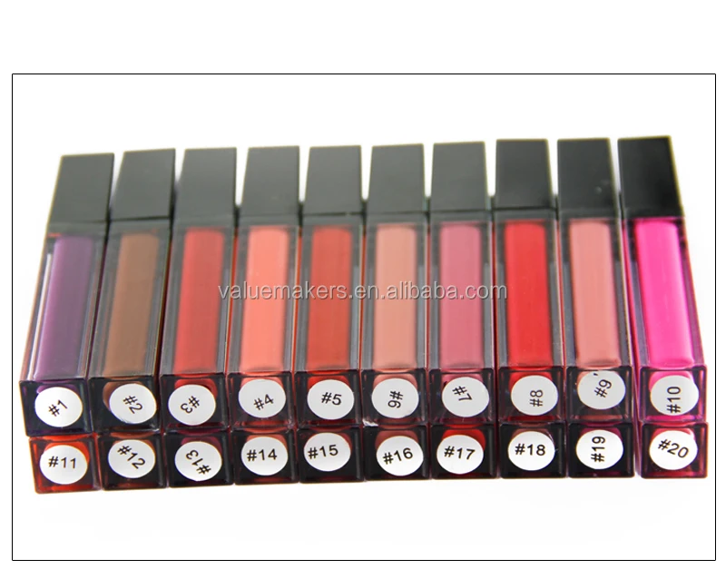 

43 Color Custom Logo Cruelty Free Cosmetic Lipgloss Vegan Liquid Matte Lipstick Private Label Make Up Lip Stick