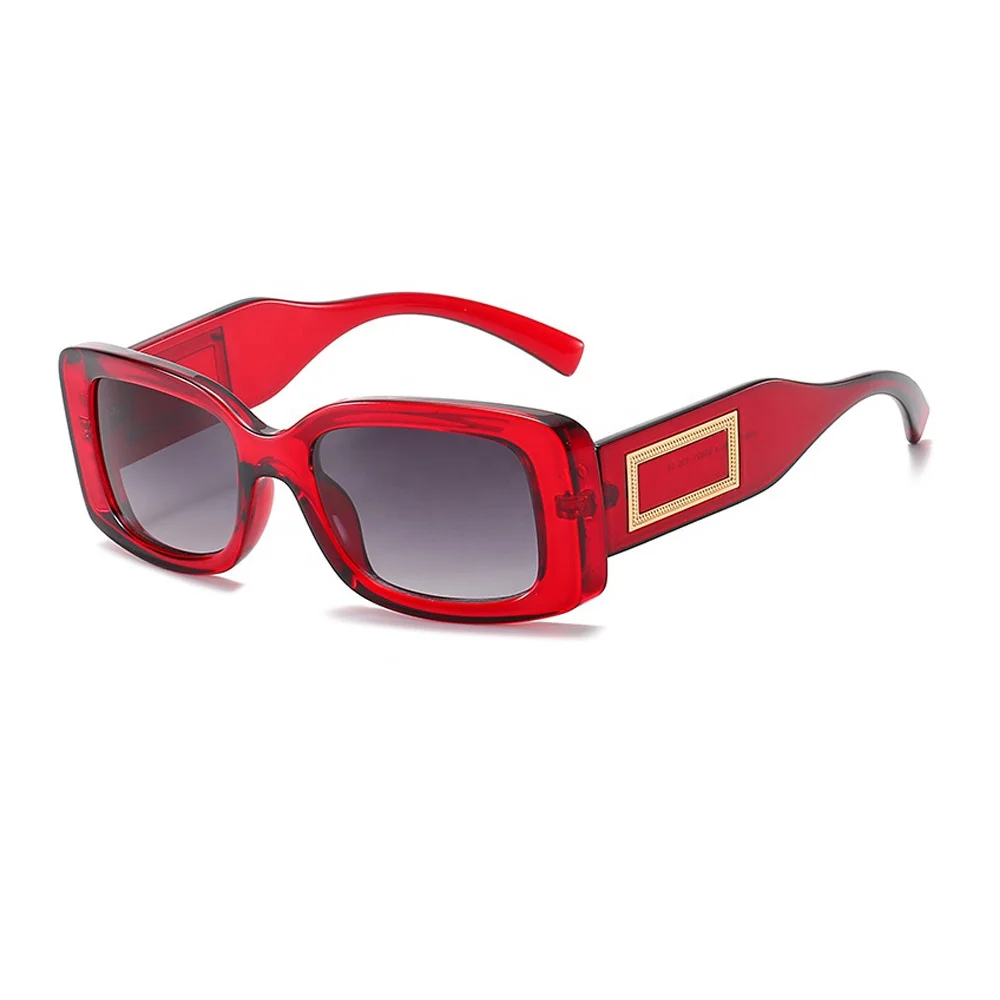 

2021 Newest Unisex Vintage Rectangle Sunglasses Small Frame Square Sun Glasses Women Fashion Sunglasses