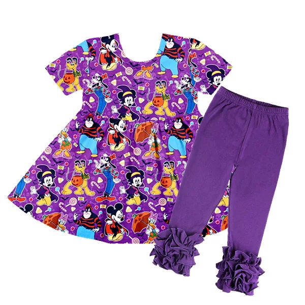 China Yiwu Children Boutique Summer Clothing Girl Back To School Outfit