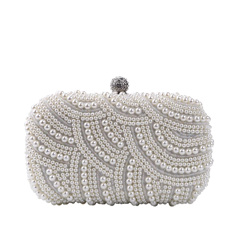 

Luxurious designer pearl dinner bag well made handbags wholesale