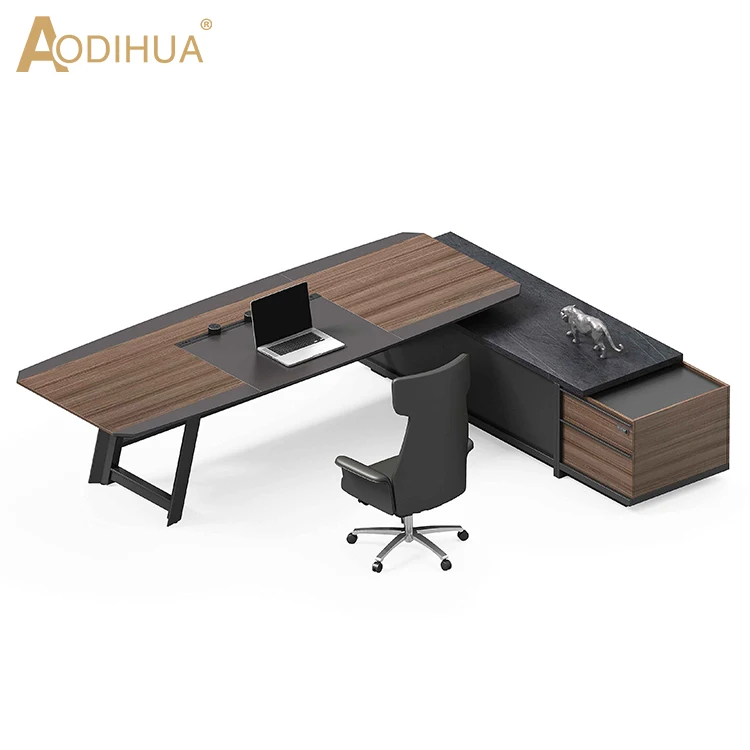 Office Furniture Desk With Locking Drawer Executive Standard Desk