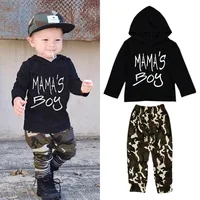 

autumn sweatshirt camouflage pants child baby boy boutique clothing set
