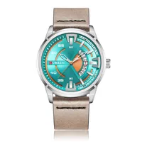 

CURREN 8298 Men's Quartz Movement Wrist Watch 2019 Fashion&Casual Leather Band Watches Day Date Clock For Male