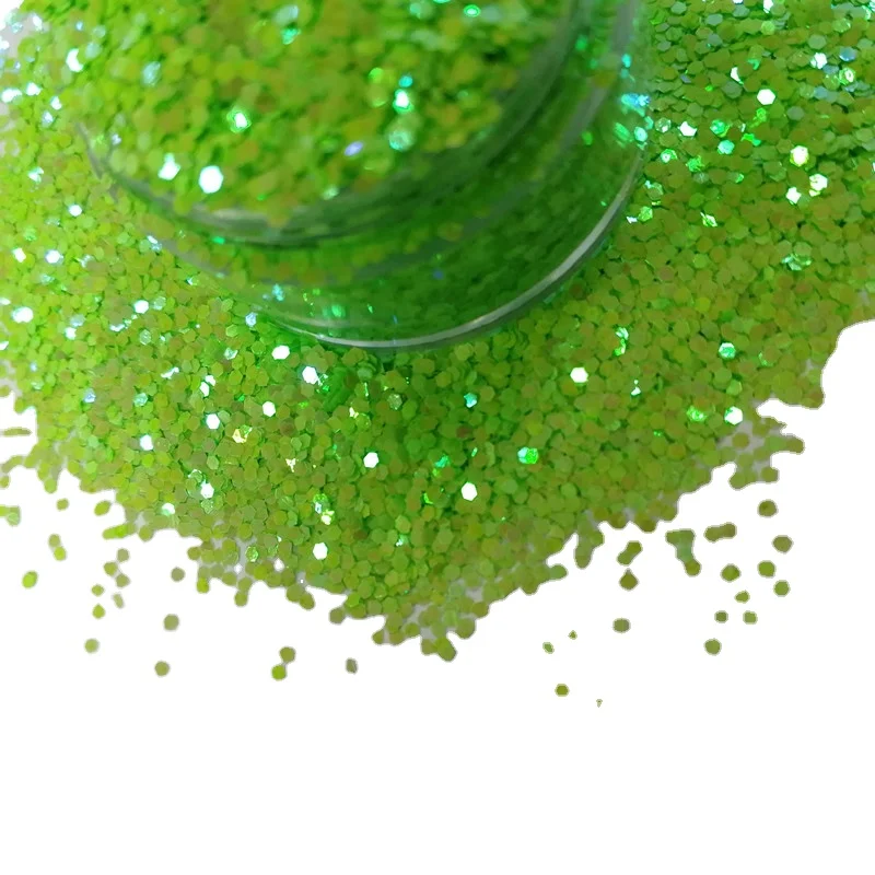 Xucai 1/24 Size Fine Glitter Bulk Wholesale Bio Glitter Crafts Color Shifting Chunky Powder Card for Festivals and Parties