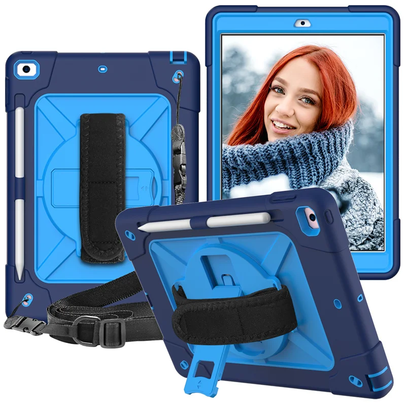 

Hybrid Kickstand Amazon Heavy Duty Shockproof Tablet Case For iPad mini1/2/3/4/5 For iPad Air4 2020 For iPad 10.2 Case