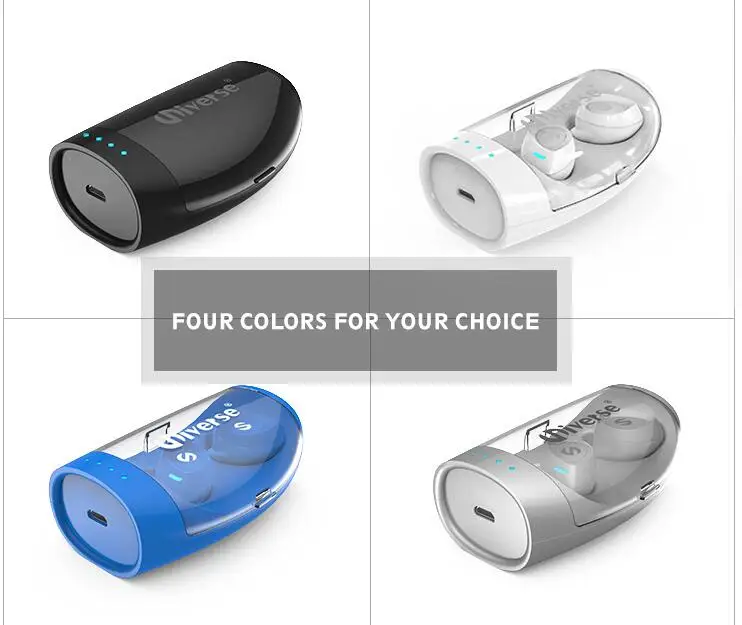 

oem earphone es60 tws+base wireless in-ear headphone mini Bluetooth 5.0 tws earphones for smart phone