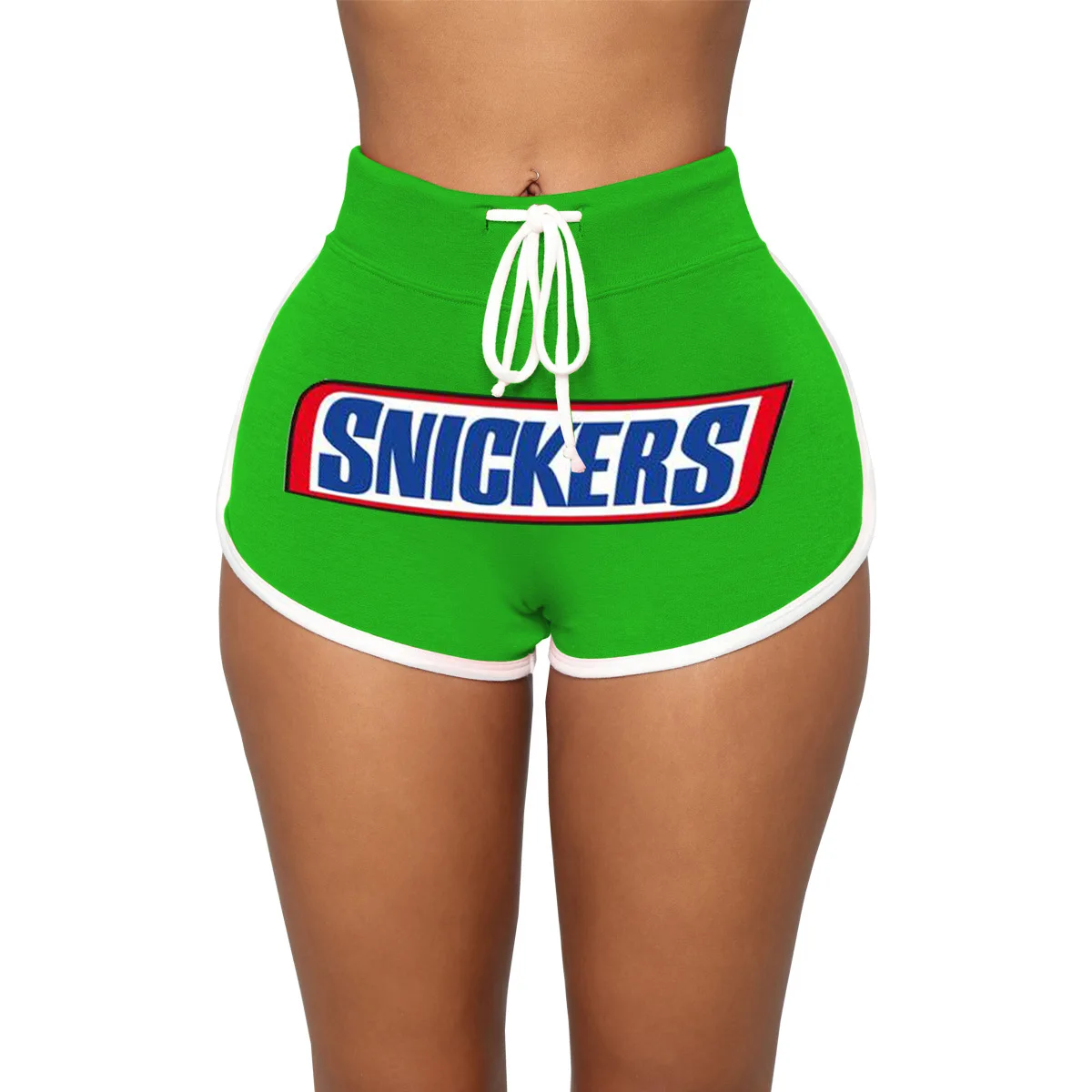 

women's 2021 summer biker cartoon candy shorts sexy jogger workout snack booty shorts women