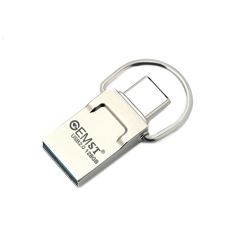 Factory price large capacity waterproof metal mini USB flash drive 2 in 1 TYPE C mobile phone memory stick 32g usb flash drive - ANKUX.COM