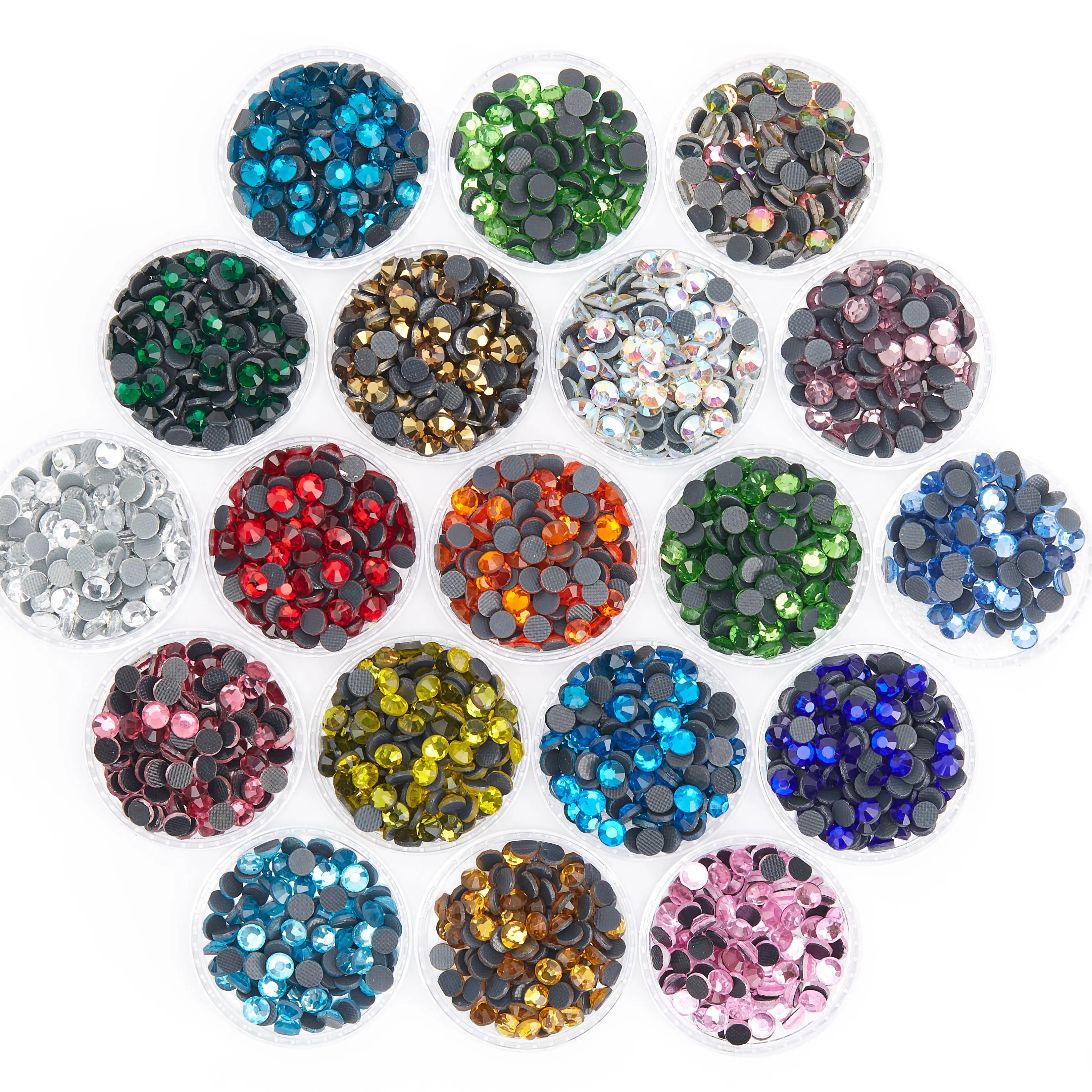 

Factory big package rhinestone in bulk hotfix stone for diy