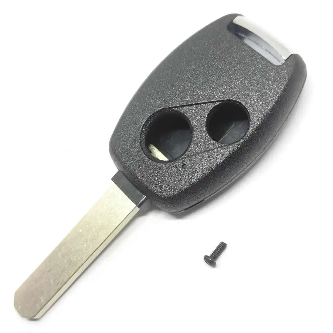 

car key shell 2 button with separation HON66 Li Xian embryo without chip slot with sticker and logo(1box=40pcs)
