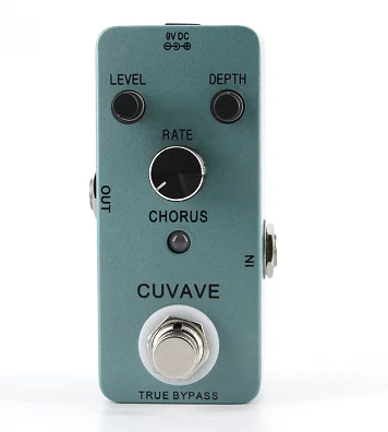 

High quality musical instrument accessories OEM brand cuvave chorus effects pedal for electric guitar, Blue