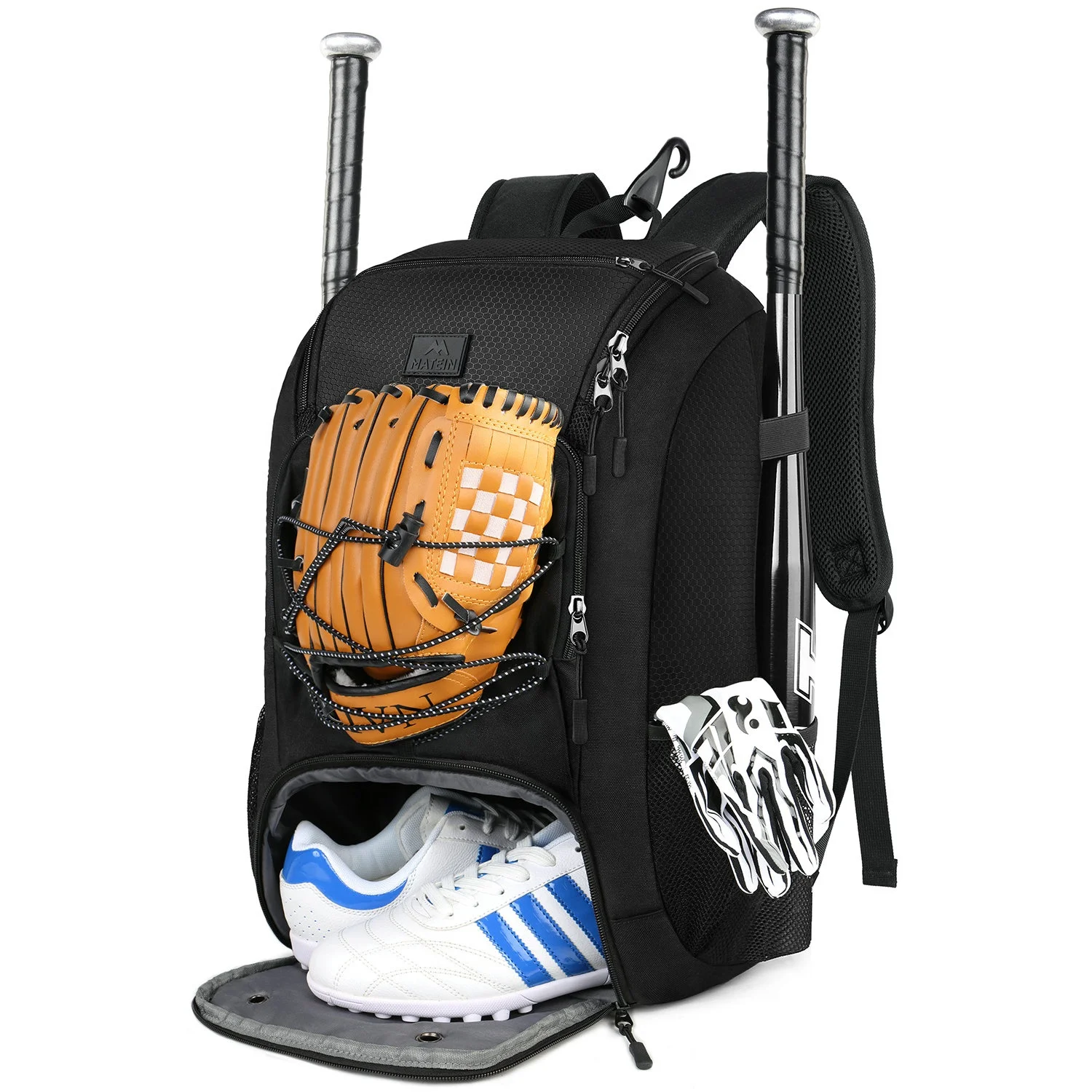 

MATEIN oxford Softball Bat Bag Baseball Backpack with Shoes Compartment for Youth Boys and Adult backpack outdoor travel sport, Customized color