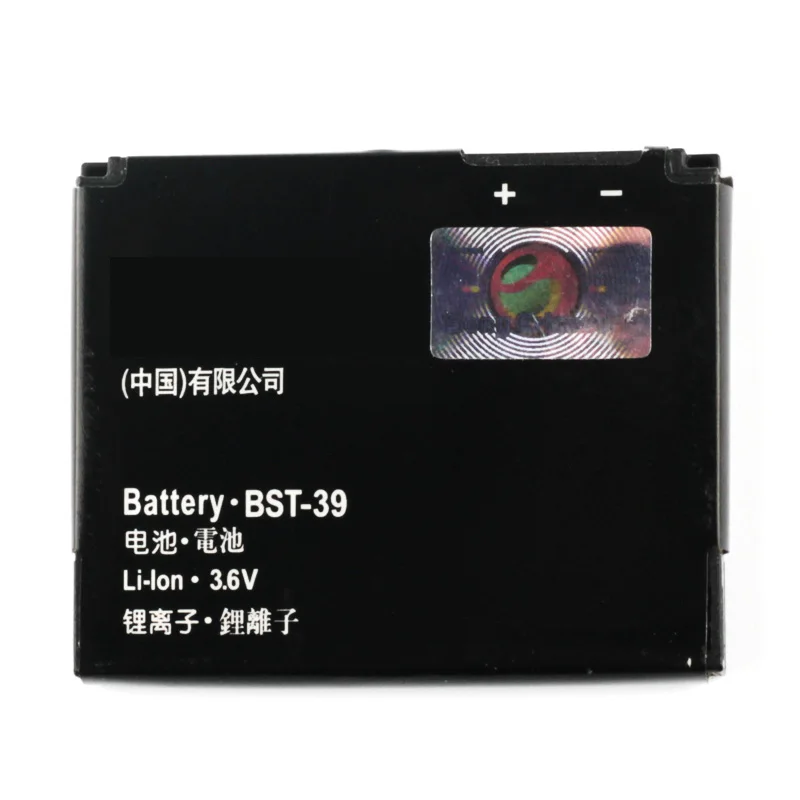 

Original BST-39 Battery For Sony W380c W508 W910 R300 W20 W908 W910i T707 Genuine Replacement Battery 920mAh, Black