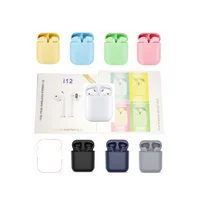 

Macron 8 colors airpoding i12 i13 i14 tws touch control earphone tws i12 bluetooth earbuds