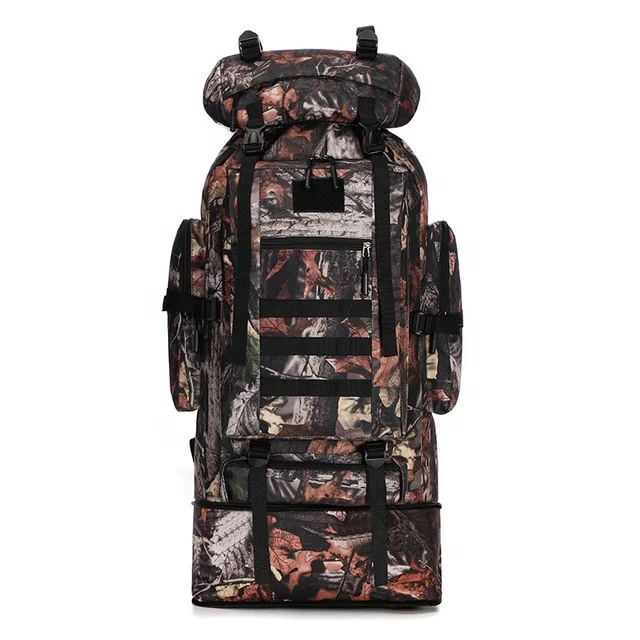 

Army Fan Tactical Backpack 80L Mountaineering Backpack Camouflage Men'S Camping Army Bag Mountaineering Hiking Trekking Backpack, Sports duffle black khaki bag