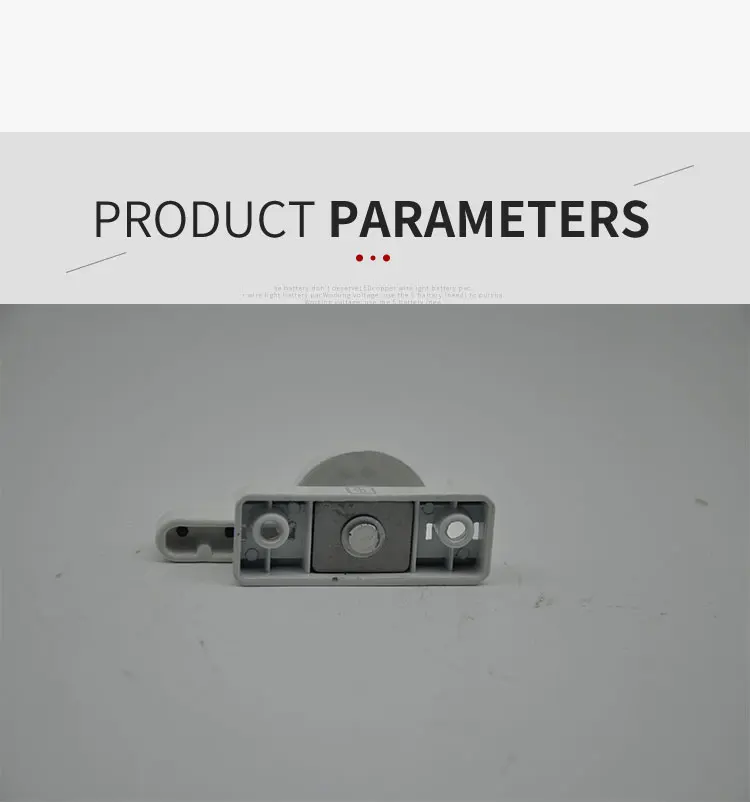 Aluminum sliding window crescent window lock