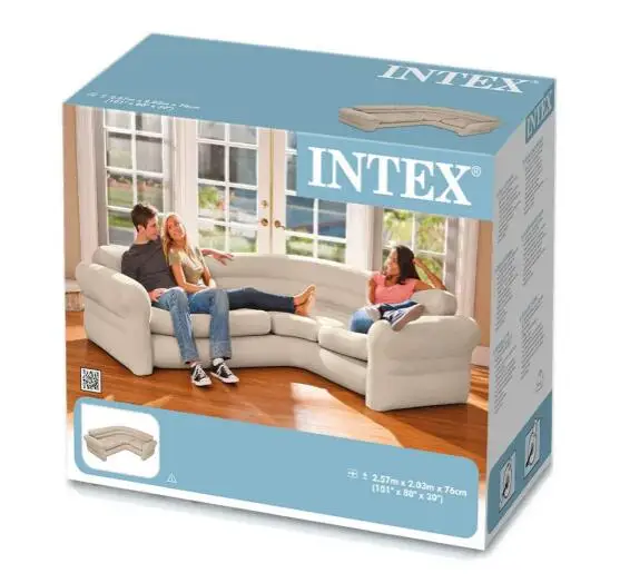 Надувной диван corner sofa intex 68575