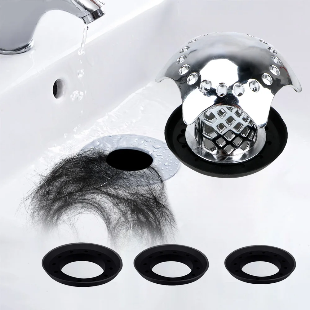 

Drain Hair Catcher From Clogging Sink Drain Cover Sink Filter Prevents Hair Gadgets Shower Bath Plug Shower, As photo