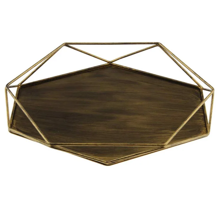 Jewelry Organizer Geometric Jewelry Tray Storage Vanity Tray Decorative Trays For Perfume Organizer Jewelry Holder For Ring Earr Buy Metal Tray Display Plate Jewelry Tray Product On Alibaba Com