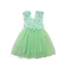 Summer Korean version of the new children girl dress hook flower vest gauze skirt